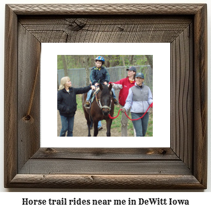 horse trail rides near me in DeWitt, Iowa